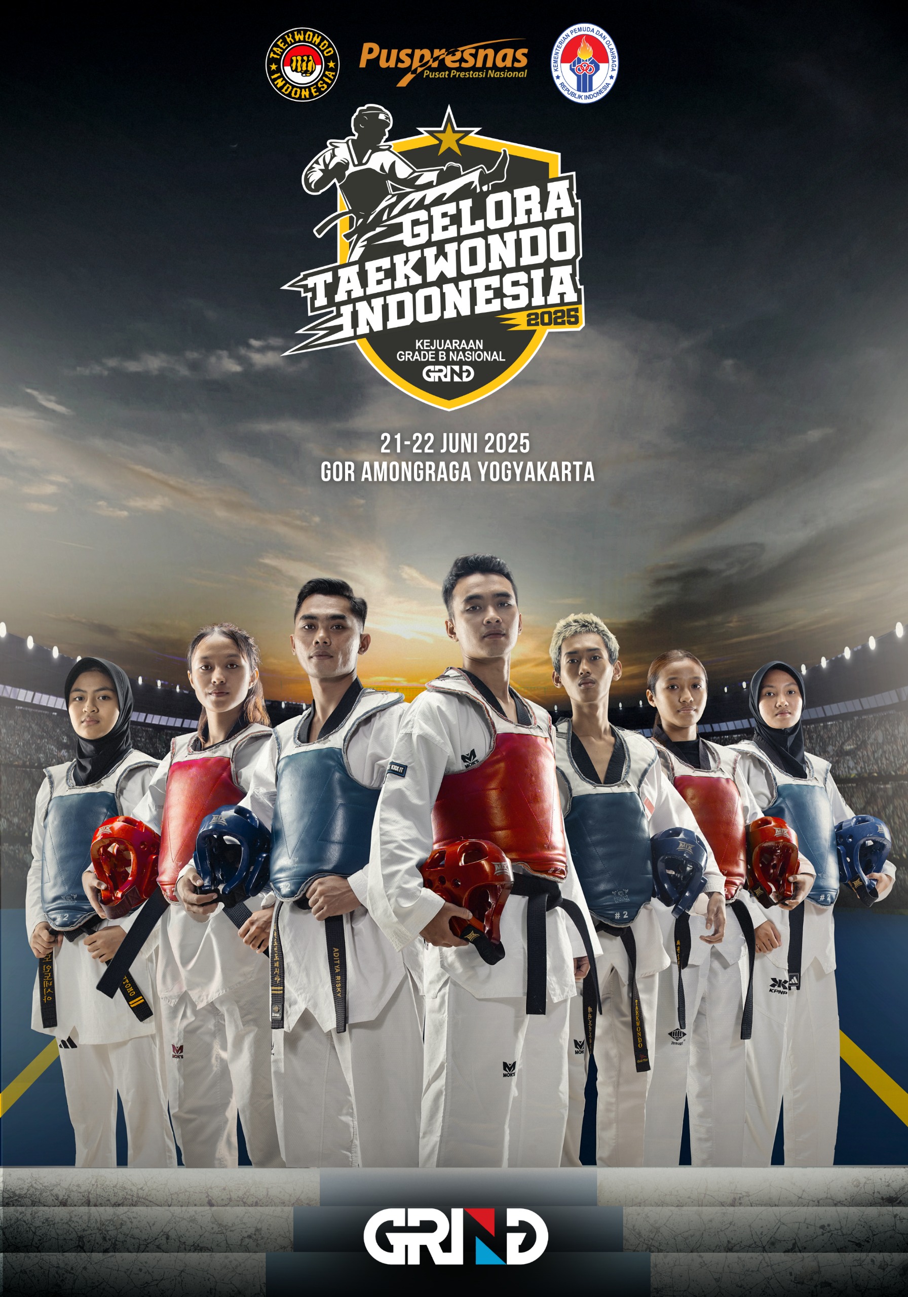 Panggung Juara Taekwondo Indonesia UII YOGYAKARTA